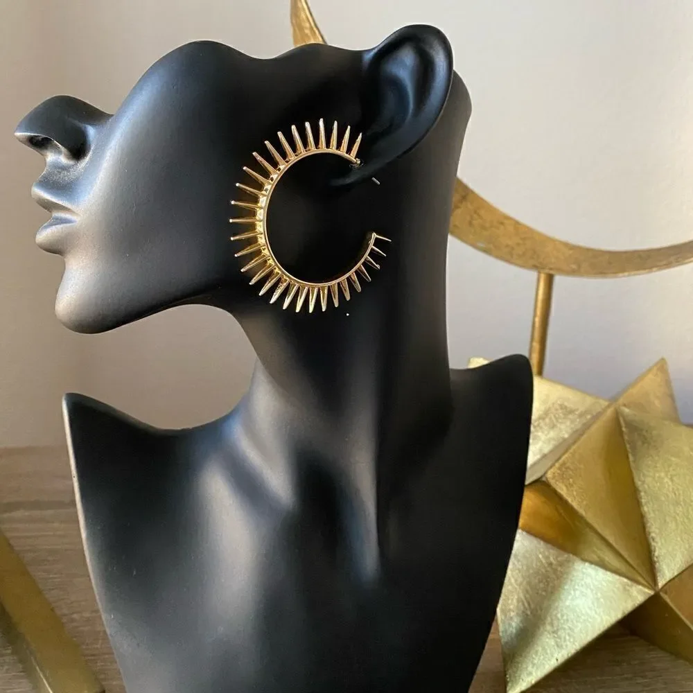 Bohemian hoop earrings M143